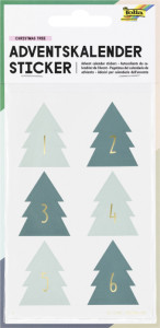 folia Stickers pour calendrier de l'Avent 