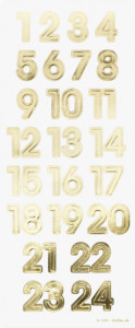 folia Stickers calendrier de l'Avent 