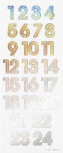 folia Stickers calendrier de l'Avent 