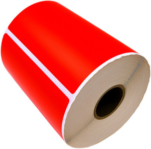 rillprint Étiquettes en rouleau Zebra, 102 x 152 mm, jaune