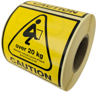 rillprint Hinweisetiketten 