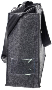 STOP Sacoche en feutre Business Desk Sharing Sac SUMBA, gris
