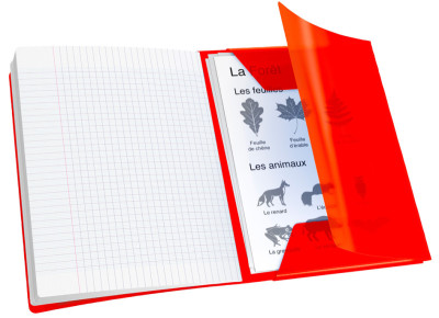 CONQUERANT CLASSIQUE Cahier à rabat 240 x 320 mm, incolore