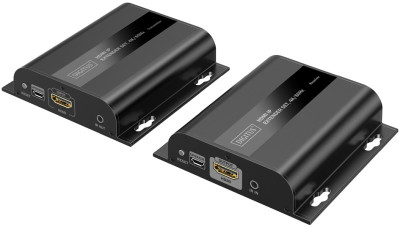 DIGITUS 4K HDMI IP Extender Set, Full HD, 120 / 200 m