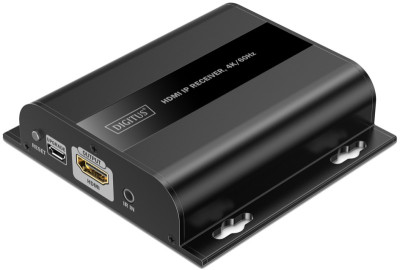 DIGITUS 4K HDMI IP Receiver, 4K/60Hz, 120 / 200 m
