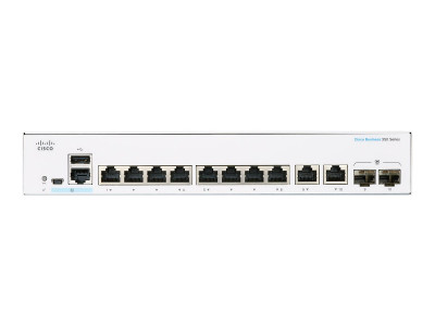 Cisco : CBS350 MANAGED 8-PORT GE EXT PS 2X1G COMBO