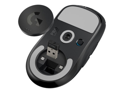 Logitech : PRO X SUPERLIGHT WIRELESS GAMING MOUSE BLACK EWR2 (pc)