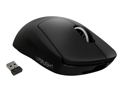 Logitech : PRO X SUPERLIGHT WIRELESS GAMING MOUSE BLACK EWR2 (pc)