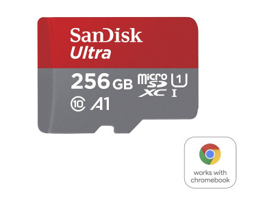 SANDISK : ULTRA MICROSDXC card pour CHROMEBOOKS 256GB 150MB/S UHS-I