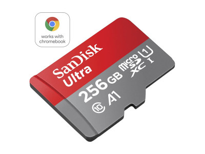 SANDISK : ULTRA MICROSDXC card pour CHROMEBOOKS 256GB 150MB/S UHS-I