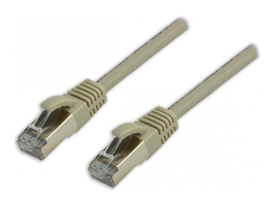 MCL Samar : CABLE RESEAU CAT 8.1 S pour TP LSZH RJ45 100 CUIVRE - 0.5M - GRIS