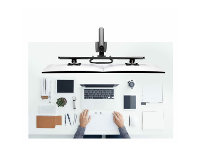 Startech : BRAS pour DOUBLE MONITEUR ECR ANS JUSQUA 27IN MAX 15KG