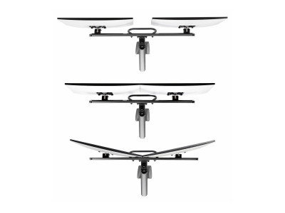 Startech : BRAS pour DOUBLE MONITEUR ECR ANS JUSQUA 27IN MAX 15KG