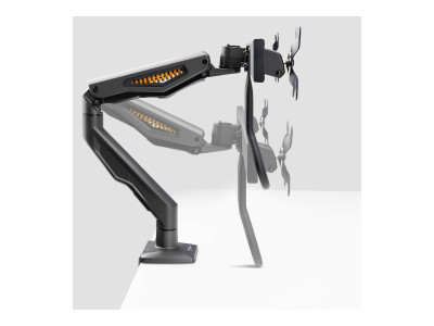Startech : BRAS pour DOUBLE MONITEUR ECR ANS JUSQUA 27IN MAX 15KG