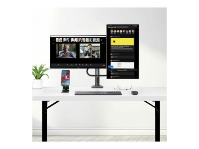 Startech : BRAS pour DOUBLE MONITEUR ECR ANS JUSQUA 27IN MAX 15KG