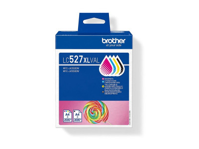 Brother : pack OF 4 HIGH-CAPACITY BLACK CYAN MAGENTA et YELLOW INK CART