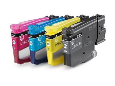 Brother : pack OF 4 HIGH-CAPACITY BLACK CYAN MAGENTA et YELLOW INK CART