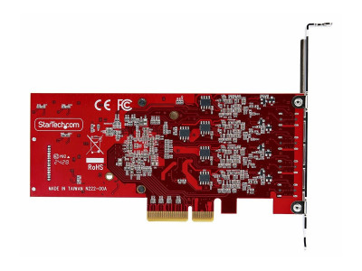 Startech : CARTE PCIE USB-C 4 PORTS USB 3.2 10 GBPS 4 CONTROLEURS USB