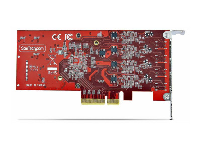 Startech : CARTE PCIE USB-C 4 PORTS USB 3.2 10 GBPS 4 CONTROLEURS USB