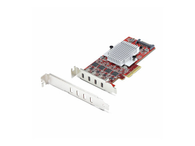 Startech : CARTE PCIE USB-C 4 PORTS USB 3.2 10 GBPS 4 CONTROLEURS USB