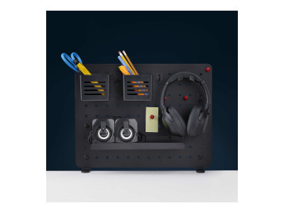 Startech : PANNEAU PERFORE A PINCES avec ACCESSOIRES 42 X 32 CM ACIER