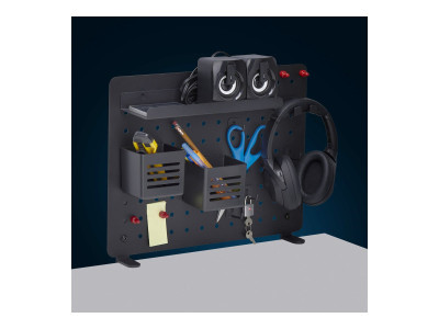 Startech : PANNEAU PERFORE A PINCES avec ACCESSOIRES 42 X 32 CM ACIER
