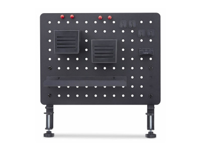 Startech : PANNEAU PERFORE A PINCES avec ACCESSOIRES 42 X 32 CM ACIER