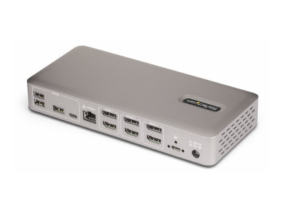 Startech : STATION D ACCUEIL USB4 pour 3 ECRANS 4K 60HZ 100W 25GBE