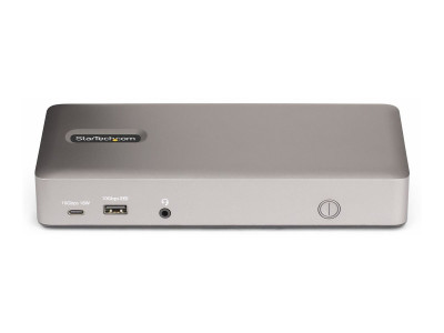 Startech : STATION D ACCUEIL USB4 pour 3 ECRANS 4K 60HZ 100W 25GBE