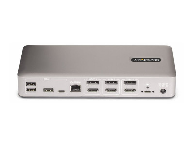 Startech : STATION D ACCUEIL USB4 pour 3 ECRANS 4K 60HZ 100W 25GBE