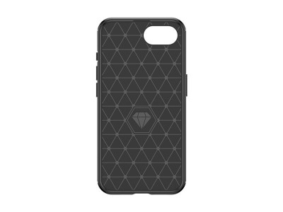 DLH : BLACK SILICONE CASE pour APPLE IPHONE 16E