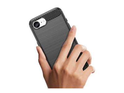 DLH : BLACK SILICONE CASE pour APPLE IPHONE 16E