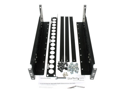 Startech : RAILS FIXES 3U 19IN pour RACK SERVEUR - PROFONDEUR REGLABLE