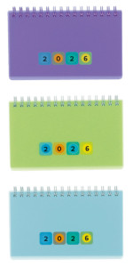 herlitz Tischkalender Mini Protect 2026, sortiert