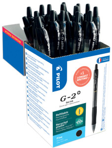 PILOT Stylo roller à encre gel G-2 PLUS 05, VALUE PACK, bleu