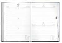 Calendrier livre Herlitz Cheftimer 2026 Allemand, format A5, noir Calendrier livre Herlitz Cheftimer 2026 Allemand, format A5, noir