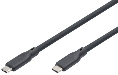 DIGITUS Câble USB 2.0 en silicone, USB-C, 1,0 m, blanc