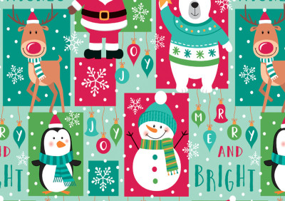 SUSY CARD Papier cadeau de Noël 