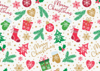 SUSY CARD Papier cadeau de Noël 