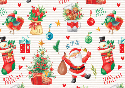 SUSY CARD Papier cadeau de Noël 