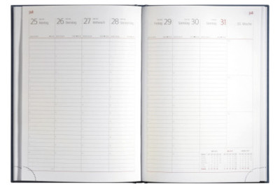 Calendrier de poche Herlitz Sidney 2026 Allemand, bleu