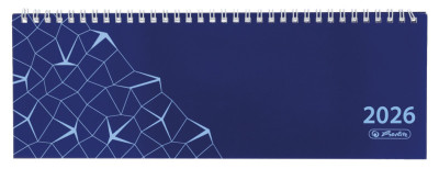 herlitz Tischkalender Compact 2026, blau