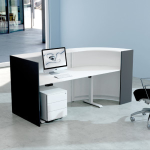 kerkmann Bogentheke BARI up & down, anthrazit