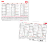 herlitz Tafelkalender 2026, DIN A5 herlitz Tafelkalender 2026, DIN A5