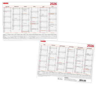 herlitz Tafelkalender 2026, DIN A5