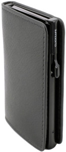 CLICKSAFE Porte-monnaie SLIM avec porte-cartes, marron