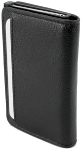 CLICKSAFE Porte-monnaie SLIM avec porte-cartes, noir