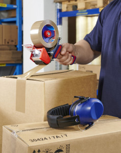 tesapack Dévidoir LowNoise pour ruban adhésif d'emballage