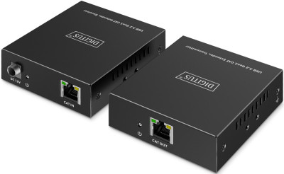 Extendeur USB 3.2 Gen1 DIGITUS, 5 Gbit/s, 4 ports, noir