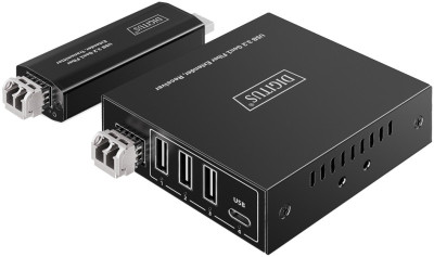 DIGITUS USB 3.2 Gen1 Extender, 4 Ports, Fiber, 300 m